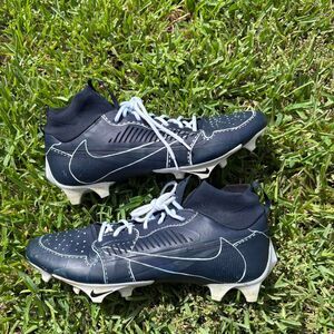 Travis-scott Men's Navy and Blue Custom football cleats